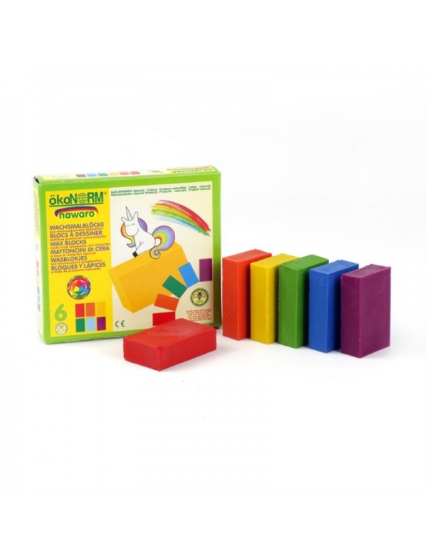Blokkrijtjes - 6 stuks